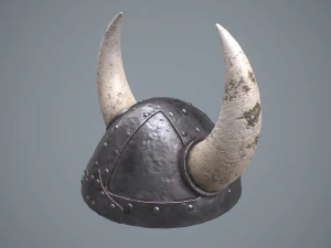 capacete viking Modelo 3D