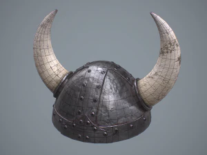 capacete viking Modelo 3D