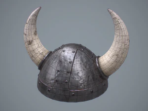 capacete viking Modelo 3D