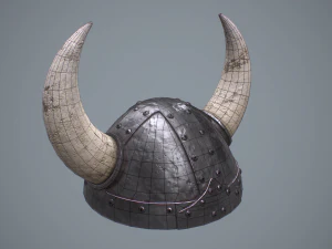 capacete viking Modelo 3D