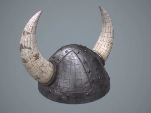 capacete viking Modelo 3D
