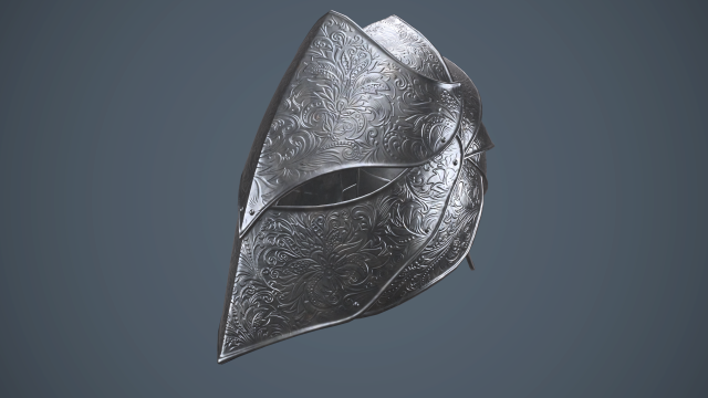 fantasy helmet 3D Model .c4d .max .obj .3ds .fbx .stl .blend 