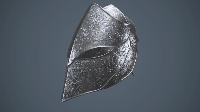 fantasy helmet 3D Model .c4d .max .obj .3ds .fbx .stl .blend 