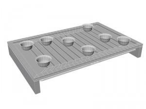 china tea table 3D Model