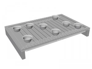 china tea table 3D Model