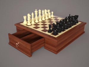 real chess Modello 3D