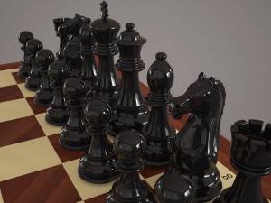 real chess Modello 3D