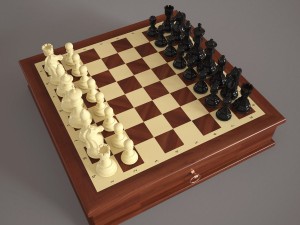 real chess Modello 3D