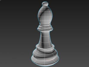 real chess Modello 3D