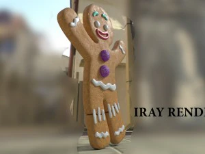 gingerbread man 3D Model