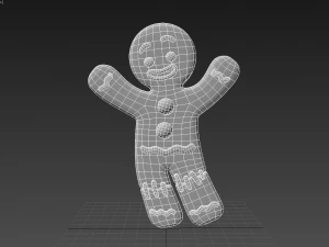 gingerbread man 3D Model