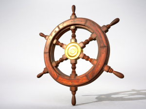 ships helm 3D Модель