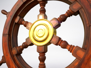 ships helm 3D Модель