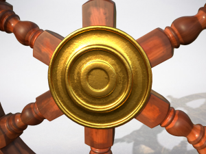 ships helm 3D Модель