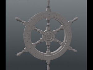 ships helm 3D Модель