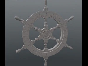 ships helm 3D Model