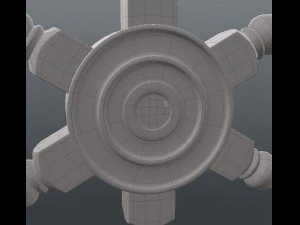 ships helm 3D Model