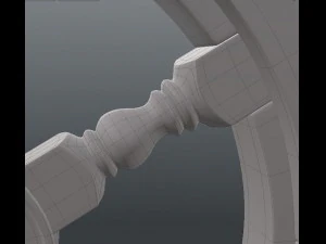 ships helm 3D Model