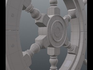 ships helm 3D Модель
