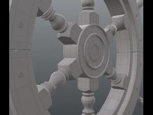 ships helm 3D Model