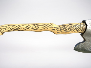 lowpoly axe 3D Модель