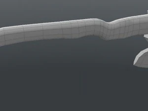 lowpoly axe 3D Model