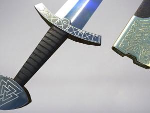 slavian sword lowpoly 3D Model
