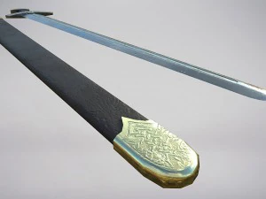slavian sword lowpoly 3D Model