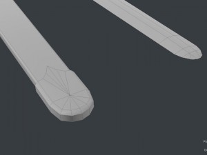 slavian sword lowpoly 3D Model
