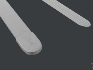 slavian sword lowpoly 3D Model