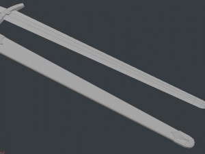slavian sword lowpoly 3D Model
