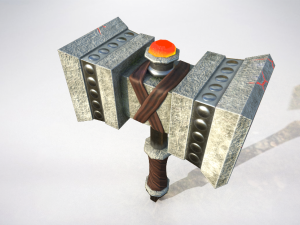 hammer lowpoly Modèle 3D