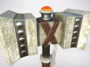 hammer lowpoly Modèle 3D