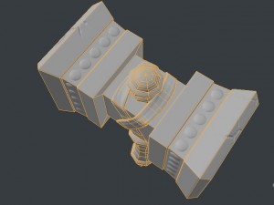 hammer lowpoly Modèle 3D