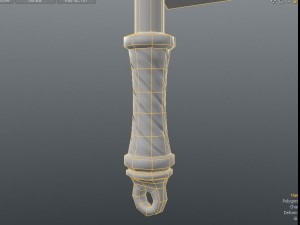 hammer lowpoly Modèle 3D