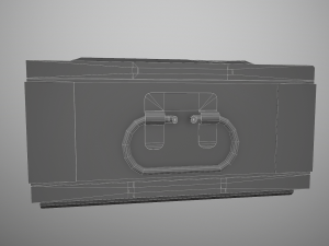 grenade box lowpoly Modelo 3D