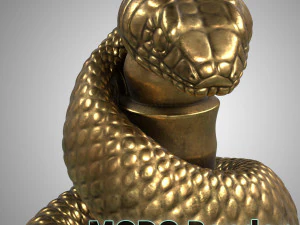 snake sculpture 3D Model