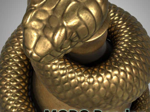 snake sculpture 3D Model