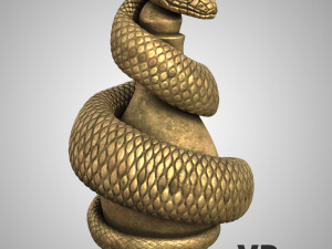 snake sculpture Modelo 3D