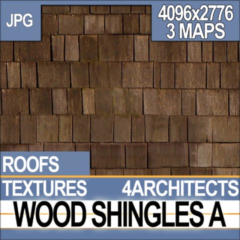 wood shingles a CG テクスチャ .c4d .max .obj .3ds .fbx .stl .blend 