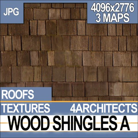 telhas de madeira um Texturas CG .c4d .max .obj .3ds .fbx .stl .blend 