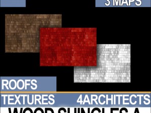 wood shingles a CG テクスチャ