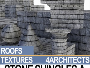 stone shingles a CG Textures