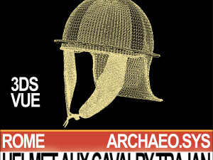 roman auxiliary cavalry helmet trajan 3D 모델