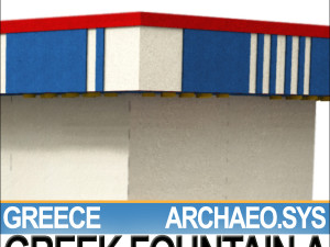 ancient greek fountain a 3D Модель