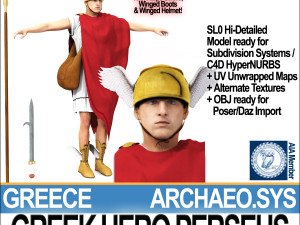 ancient greek hero perseus Modelo 3D