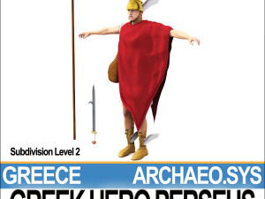 ancient greek hero perseus 3D Model