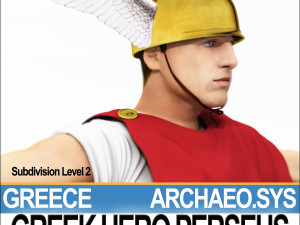 ancient greek hero perseus 3D Model