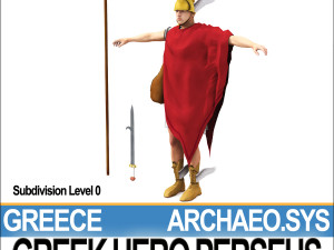 ancient greek hero perseus 3D Model