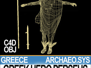 ancient greek hero perseus 3D Model